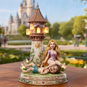 Playful Love Story Acrylic Plaque - Personalized Gifts For Couple 06QHQN230126-Homacus