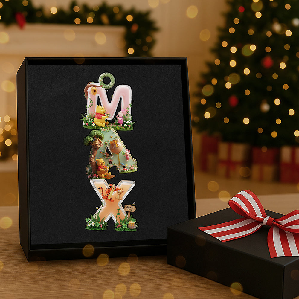 Lovely Alphabet Name Acrylic Ornament, Personalized Gifts For Christmas 02pata291025-Homacus