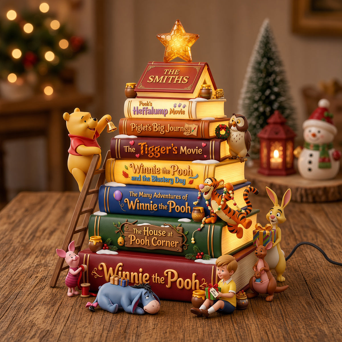 Whimsical Christmas Book Tree Acrylic Light Box - Personalized Gifts For Christmas 06patn211026-Homacus