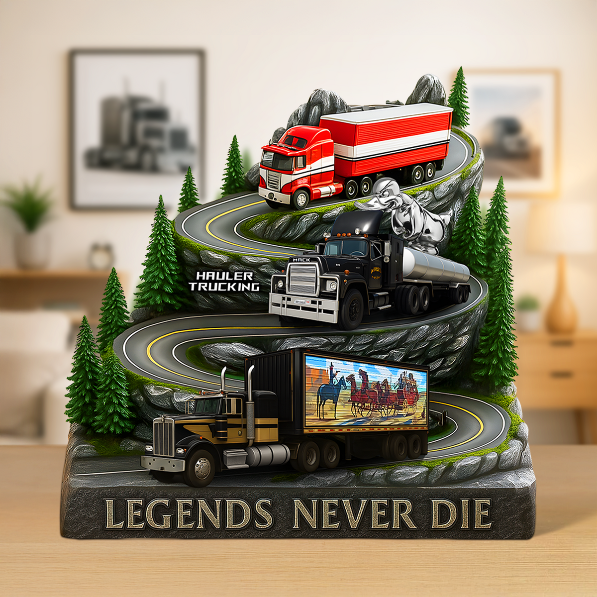 Classic Truck Movie Acrylic Plaque - Personalized Gifts For Trucker 03qhpu140625-Homacus