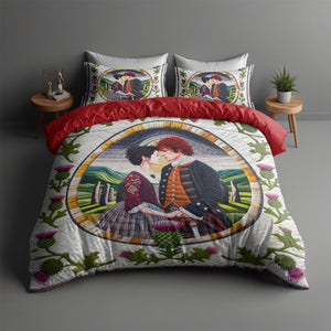 Personalized Gifts For Couple Quilt Bed Set, Standing Stones & Thirtles 03QHMH140125-Homacus