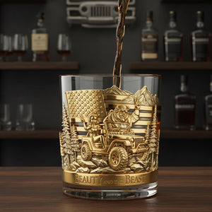 Fantastic Off-road Couple Drinking Glass - Personalized Gifts For Off-Road Lovers 01QHLU050925-Homacus