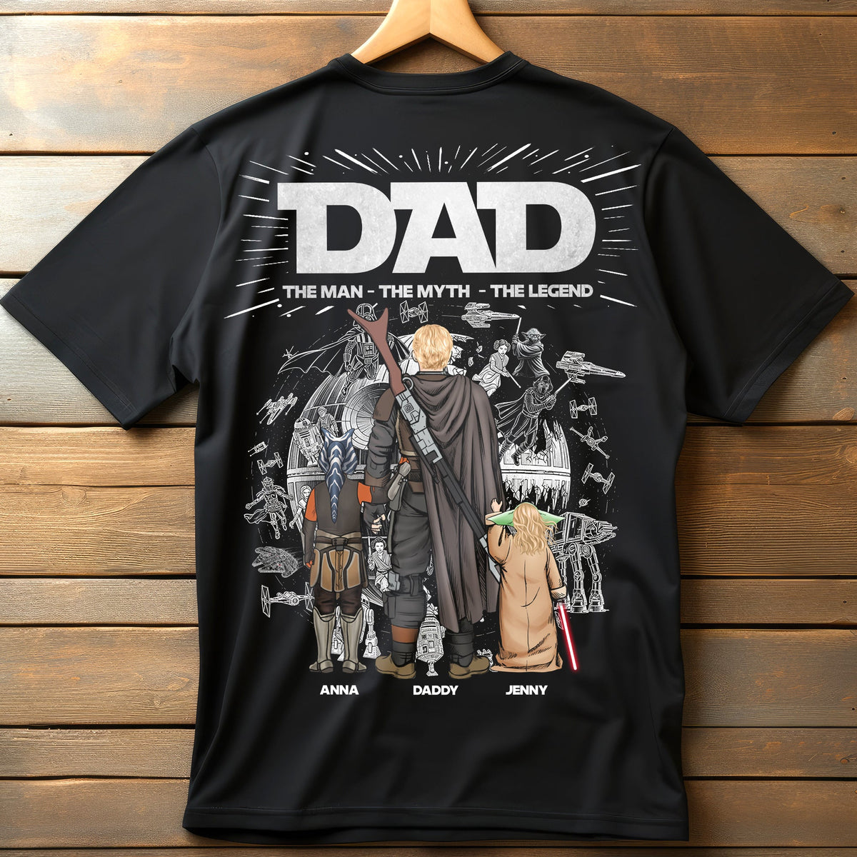 Galactic Legend Dad Shirt - Personalized Gifts For Dad 02QHTN270525HHHG-Homacus