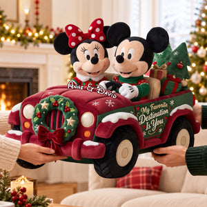 My Favorite Destination Is You Christmas Pillow - Personalized Gifts For Couple 05ttlu290926-Homacus