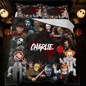 The Dead Rising Quilt Bed Set - Personalized Gifts For Horror Fans 02QHLU110825-Homacus