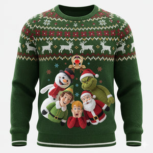 Funny Holiday Ugly Sweater - Personalized Christmas Gifts 02NAQN051125-Homacus