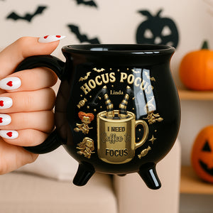 Spooky Sips Cauldron Mug - Personalized Gifts For Fantasy Lovers 04TGDT180825-Homacus