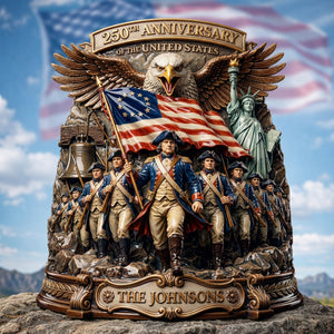 250 years USA Acrylic Plaque - Personalized Patriotic Gifts 02TYLU110326-Homacus