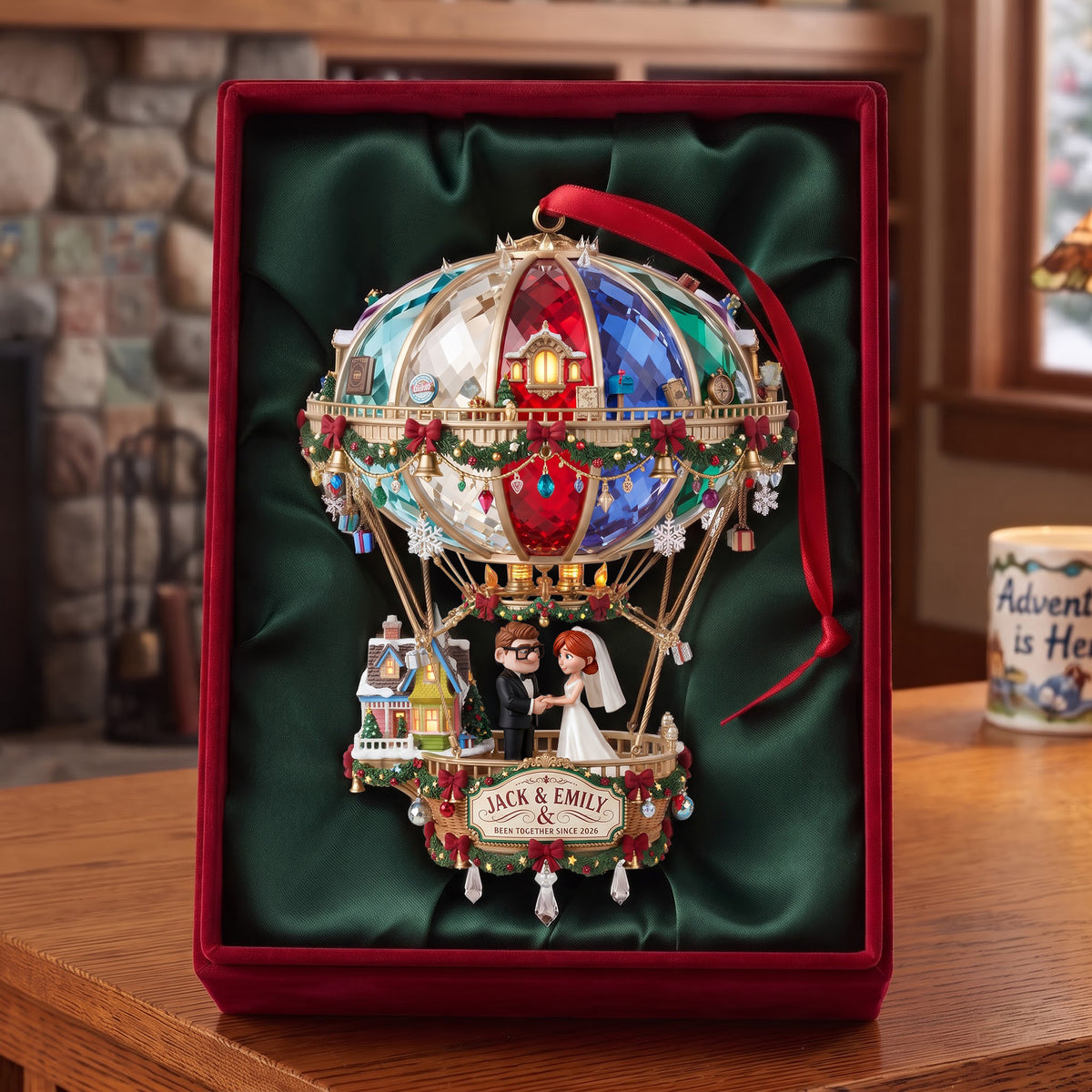 Couple Wedding Acrylic Ornament, Personalized Gifts For Couple 04HALU010926-Homacus
