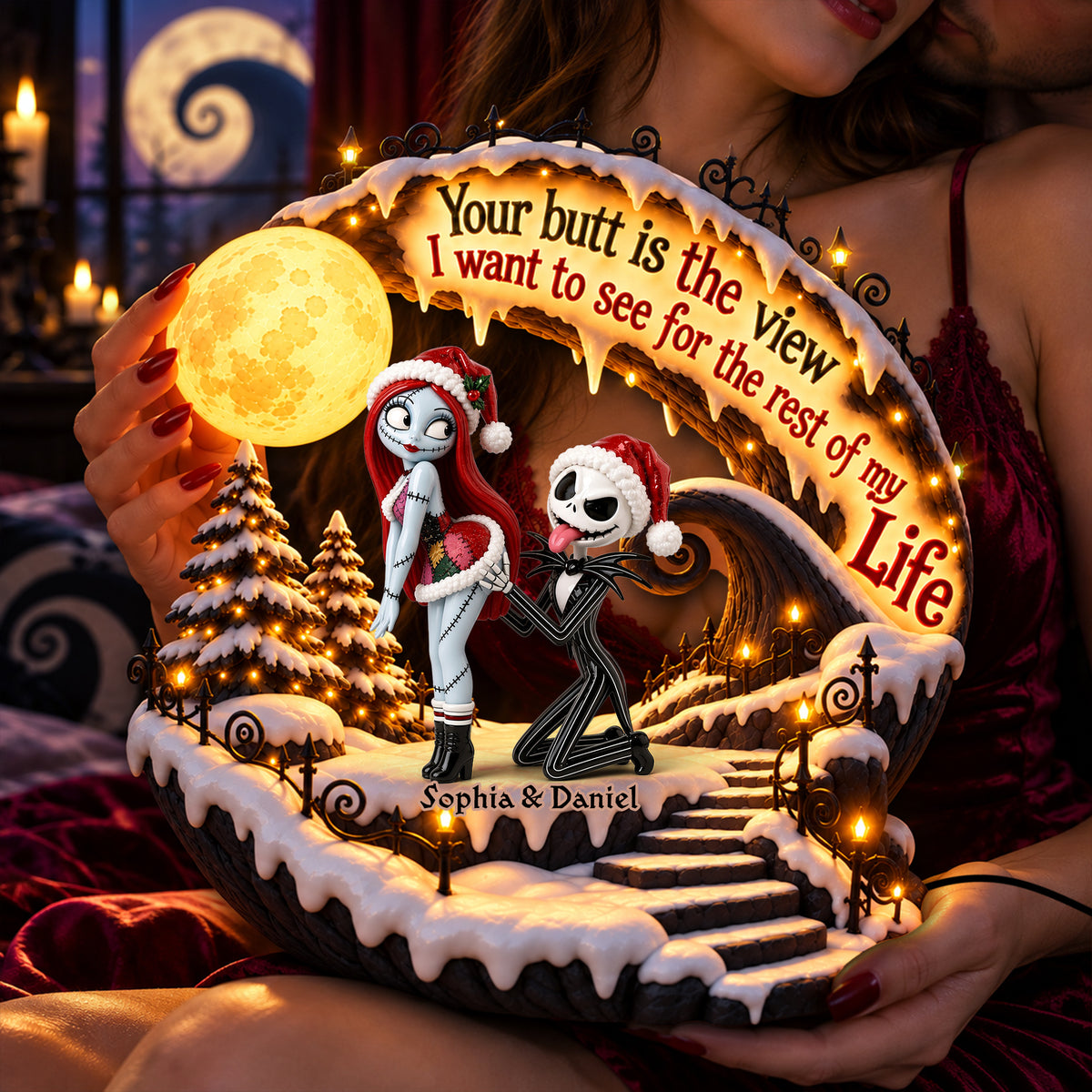 Dark Romance Couple Light Box - Personalized Gifts For Couples 09OHLU221026-Homacus