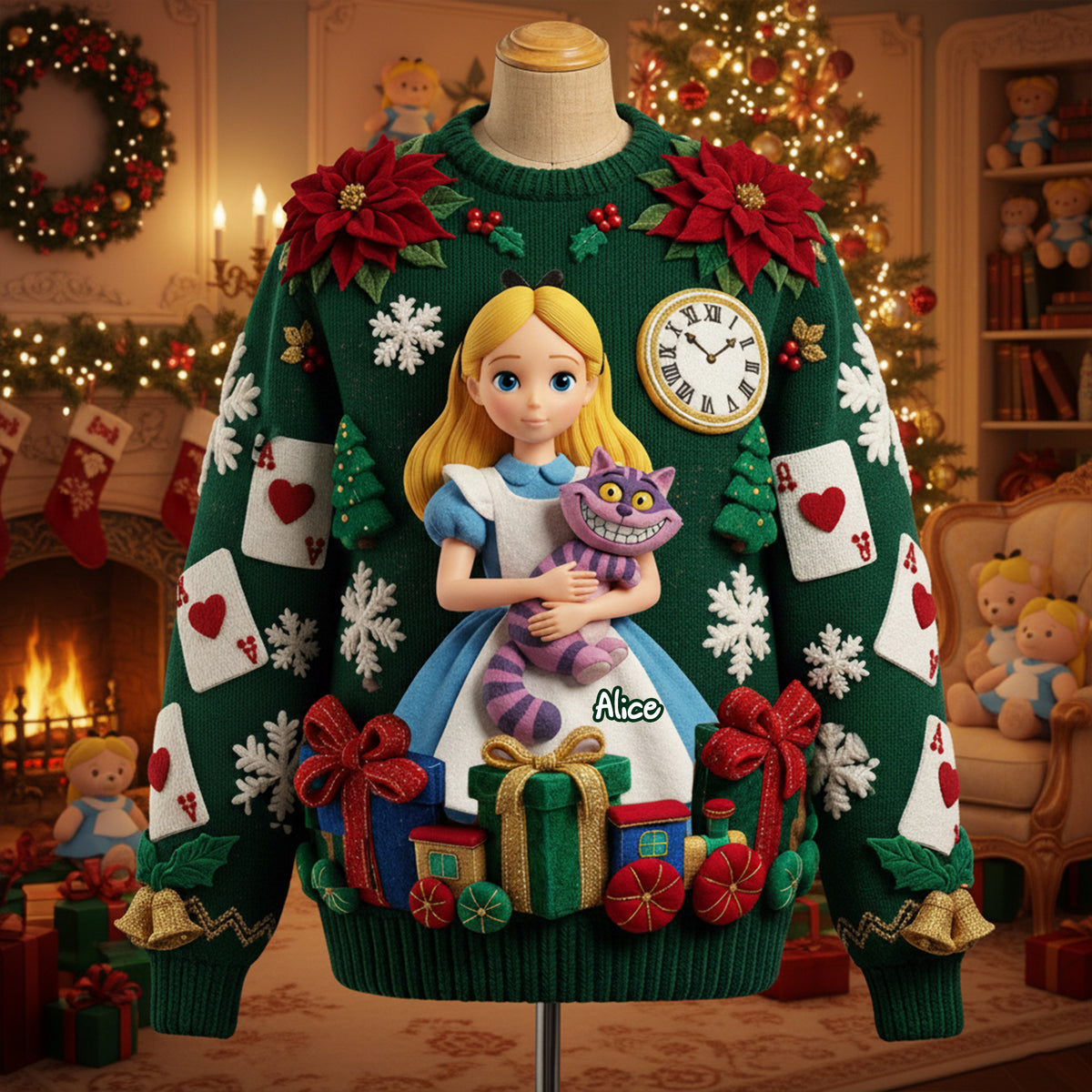 Enchanted Dreams Ugly Sweater - Personalized Gifts For Fantasy Lovers 09PALU011125-Homacus