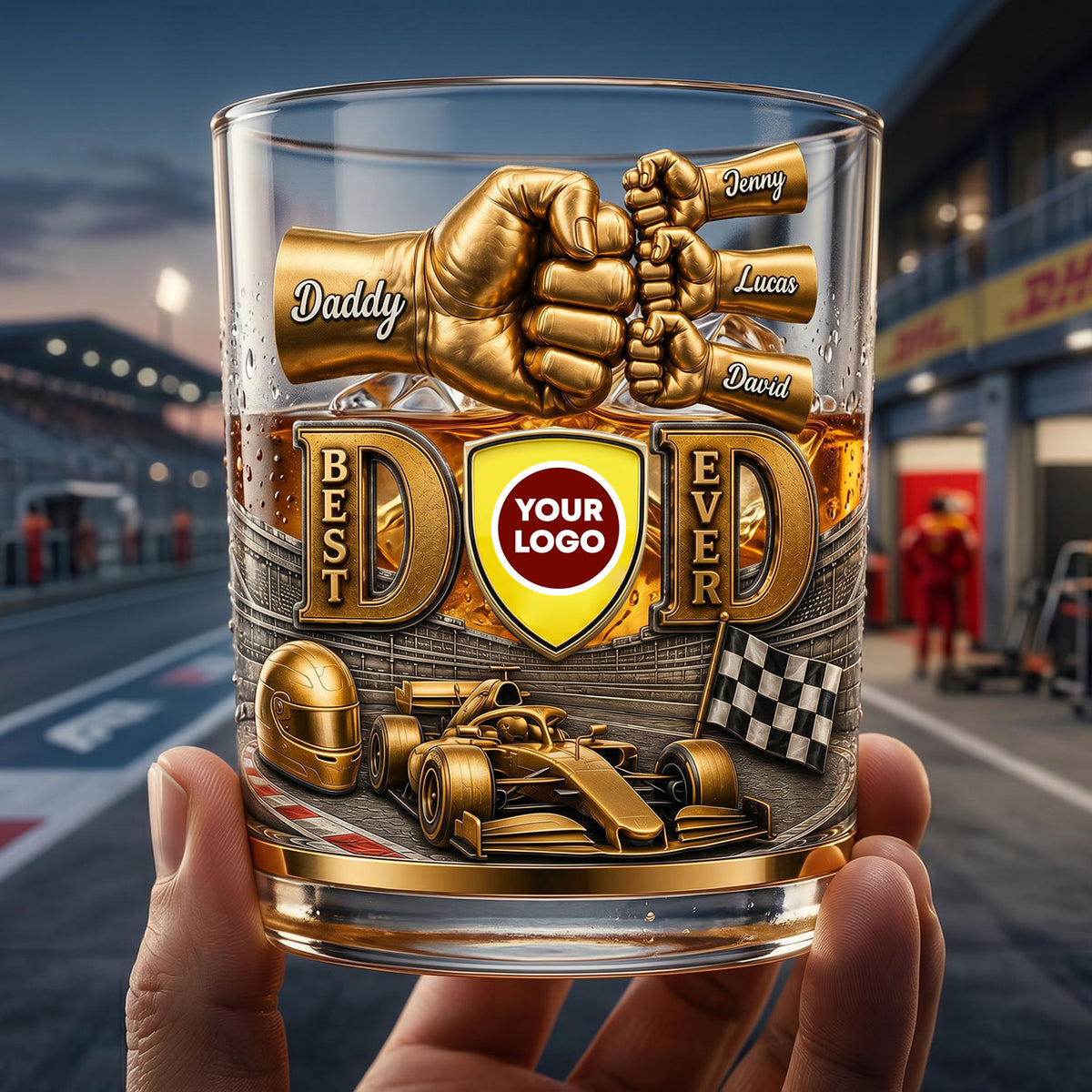 Racing Dad Personalized Glass For Dad 120nati080626