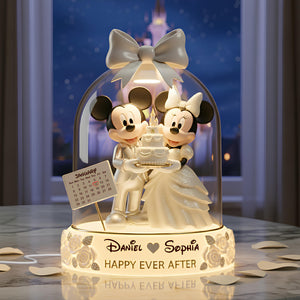 Wedding Couple Acrylic Light Box - Personalized Gifts For Couples 09pglu051225-Homacus