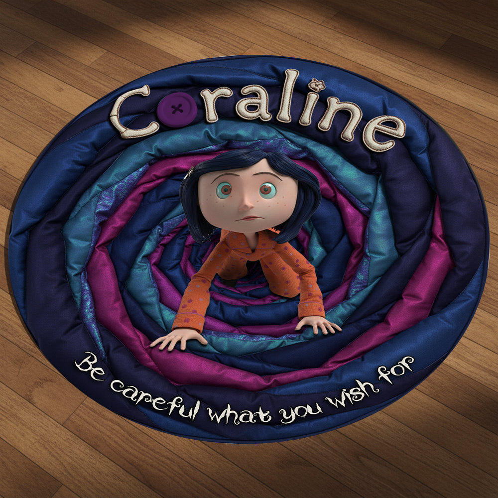 Christmas Gifts For Horror Fans Quilted Round Mat 04patn061025-Homacus