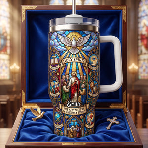 Holy Spirit 40oz Tumbler With Handle - Personalized Gifts For Christians 02padh010726-Homacus