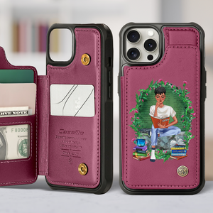 Personalized Gifts For Book Lovers Leather Flip Wallet Phone Case 04hupu260225-Homacus