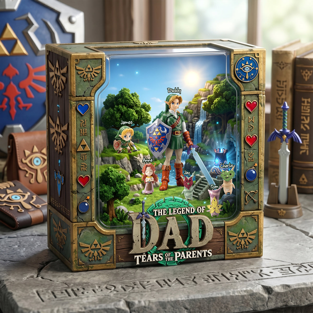 The Legend Of Dad Acrylic Plaque - Personalized Gifts For Father 06OHLU200526-Homacus