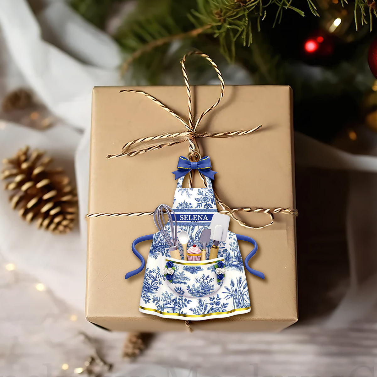 Baking Apron Ornament - Personalized Gifts For Cooking Lovers 01pglu071125-Homacus