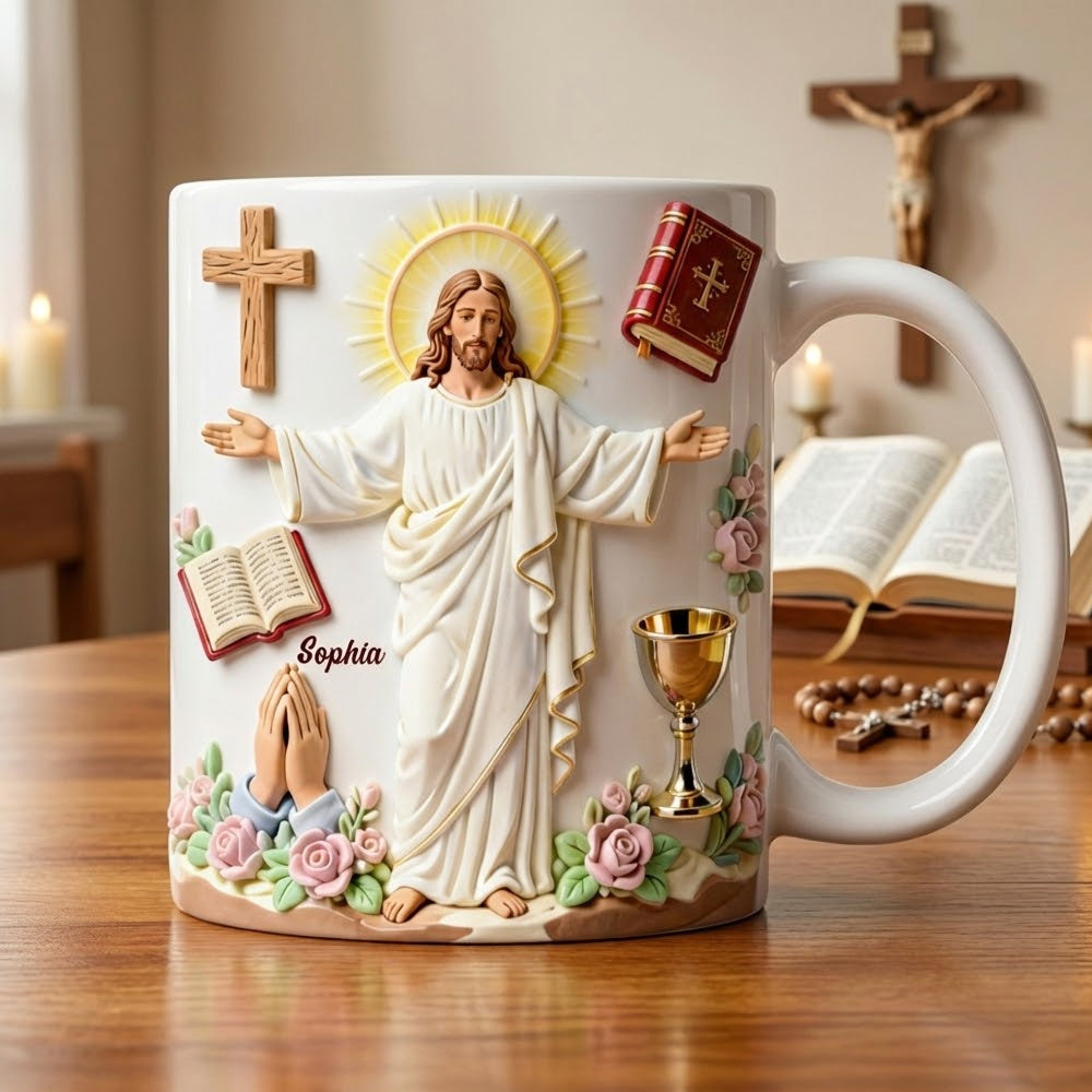 Faith In Christ Coffee Mug - Personalized Gift For Christian 05NATN311225-Homacus