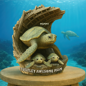 Personalized Gifts For Mom Acrylic Plaque, Turtley Awesome Mother 03tgpu050425-Homacus