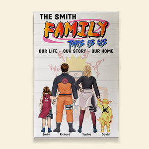 Personalized Gifts For Family Canvas Print 02ACQN020724PA-Homacus