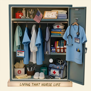 Nurse Personal Locker Light Box, Personalized Gifts For Nurse 01qhdt201225-Homacus