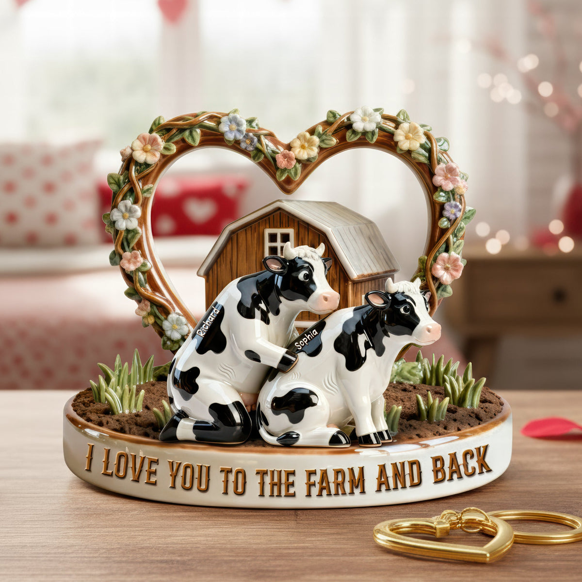 Cow Couple Farm Acrylic Plaque – Personalized Gifts For Couple 03ohqn311225-Homacus