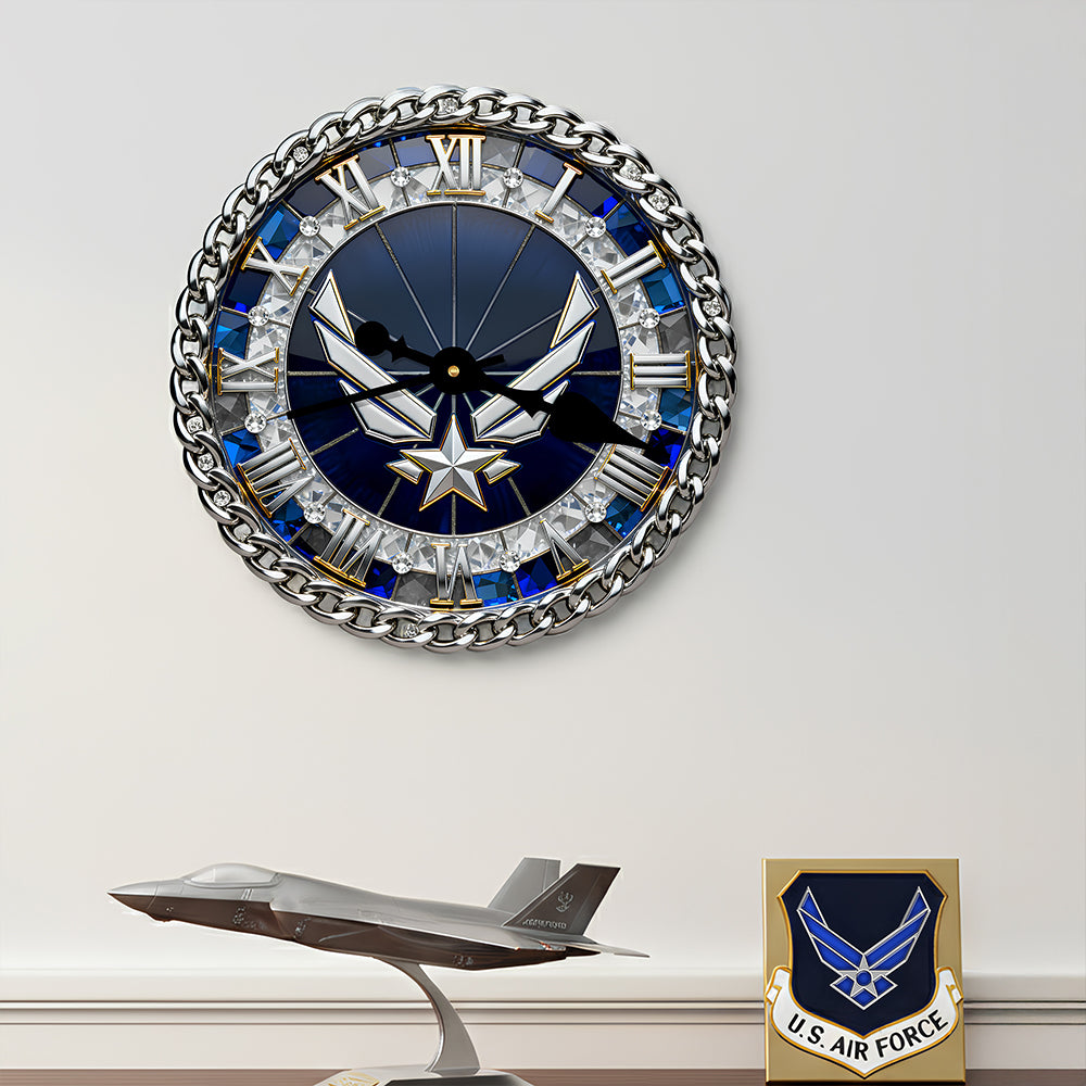 Legacy Of Strength Wall Clock Gifts For Veterans 02PADT241225-Homacus