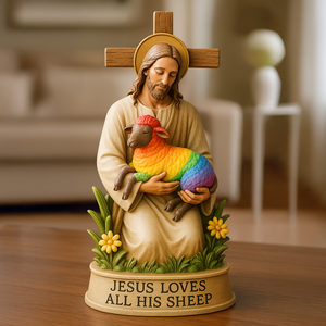 LGBT Jesus Support Plaque Gifts For LGBT 01hupu130525-Homacus