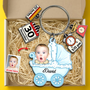 Custom Photo Gifts For Baby Tag Keychain 02XQDT191224-Homacus
