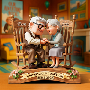 Old Couple Acrylic Plaque - Personalized Gifts For Couple 01TOPU160725-Homacus