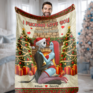 Naughty Couple Blanket - Personalized Christmas Gifts For Couple 03naqn180925-Homacus