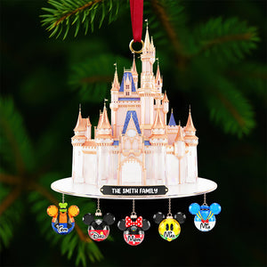 Castle Family Christmas Ornament Personalized Gifts For Family 01OHDT041125-Homacus