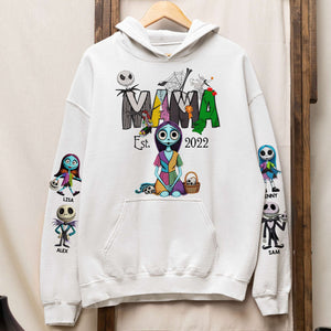 Personalized Gifts For Mom Shirt Horror Mom And Kids 04OHMH220325-Homacus