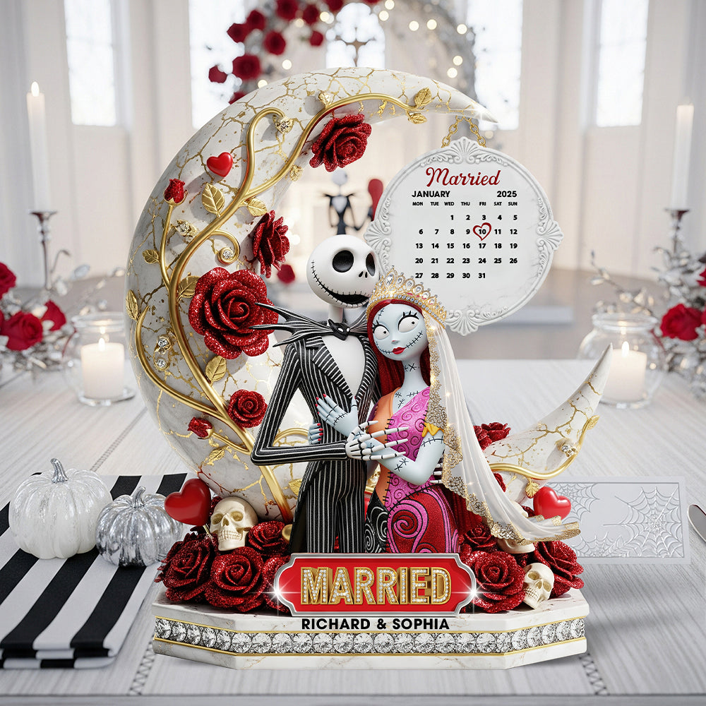 Married Couple Acrylic Plaque - Personalized Gifts For Couple 04OHQN250625-Homacus