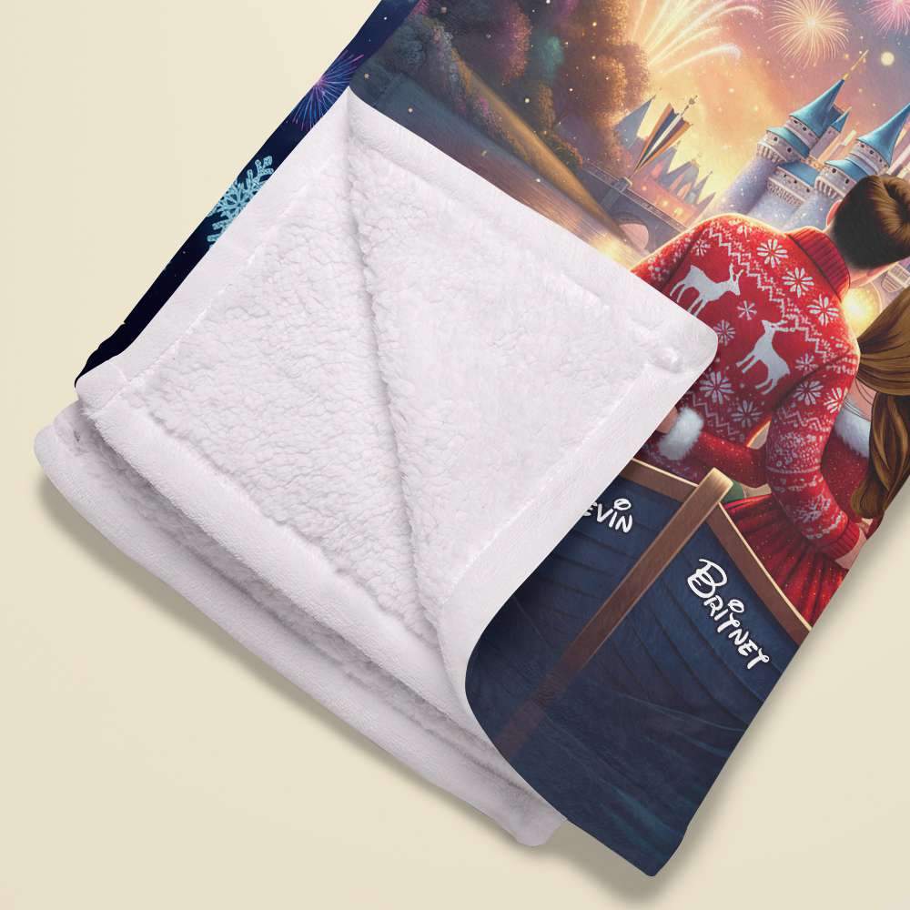 Happy Couple Blanket Personalized Gifts For Couple 06HUDT201125-Homacus