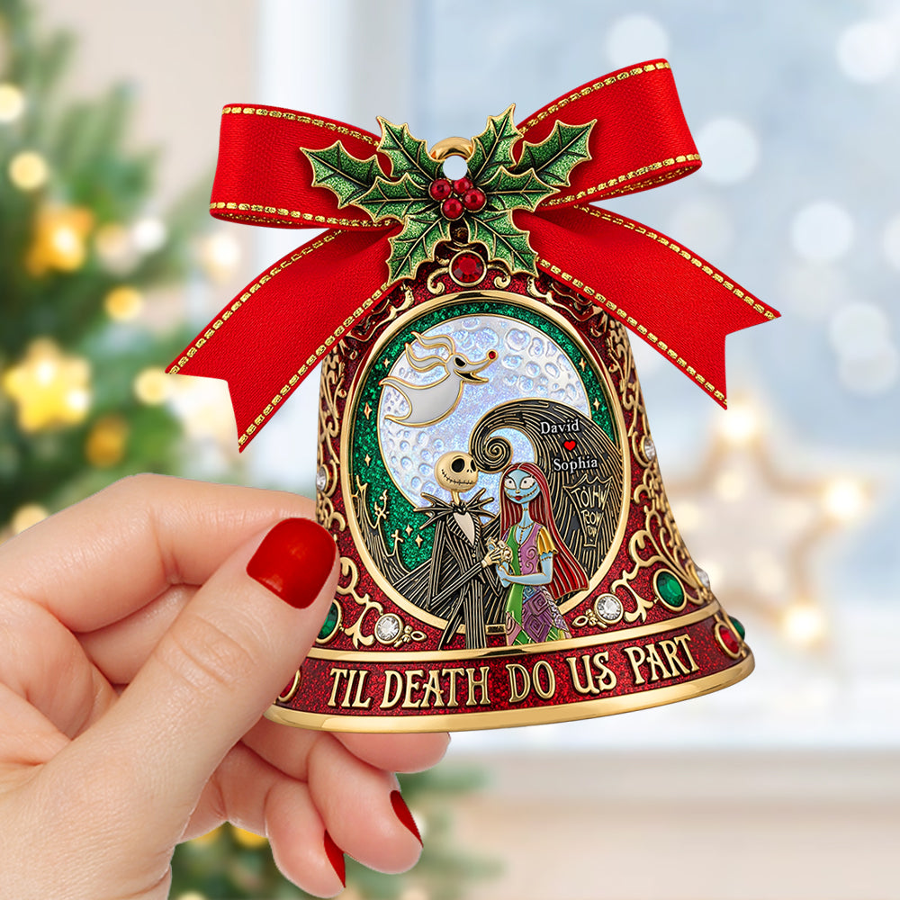 Gothic Love Christmas Ornament - Personalized Gifts For Couple 03paqn260825-Homacus