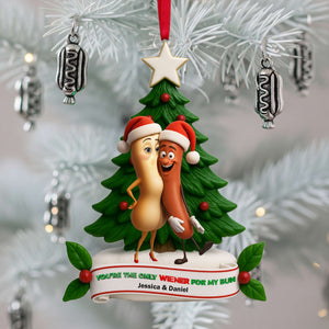 Cute Food Duo Ornament - Personalized Christmas Gifts For Couple 03OHLU040925-Homacus