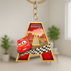 Car Keychain - Personalized Gifts For Cartoon Lover 02OHPU010725-Homacus