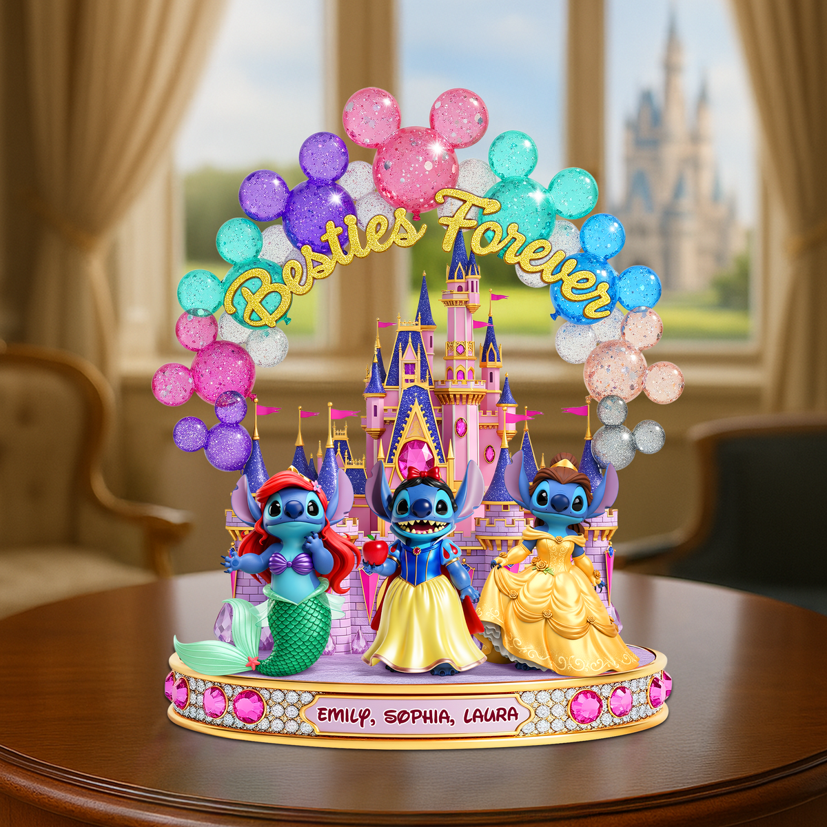 Cute Monster Besties Plaque - Personalized Gifts For Besties 04ohpu250625-Homacus