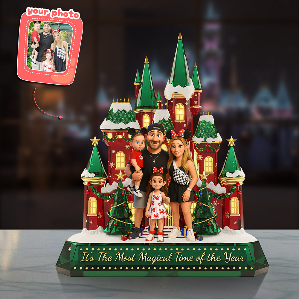 Personalized Gifts For Christmas, Family Custom Photo Custom Shape Acrylic Plaque 03pgta181025-Homacus