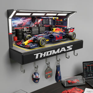 High-Speed Racing Car Key Hanger - Personalized Gift For Racing Lovers 02NALU161225-Homacus