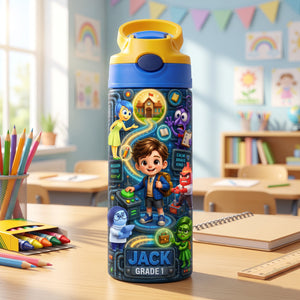 Colorful Emotions 12oz Tumbler - Personalized Gifts For Kid 01haqn040826