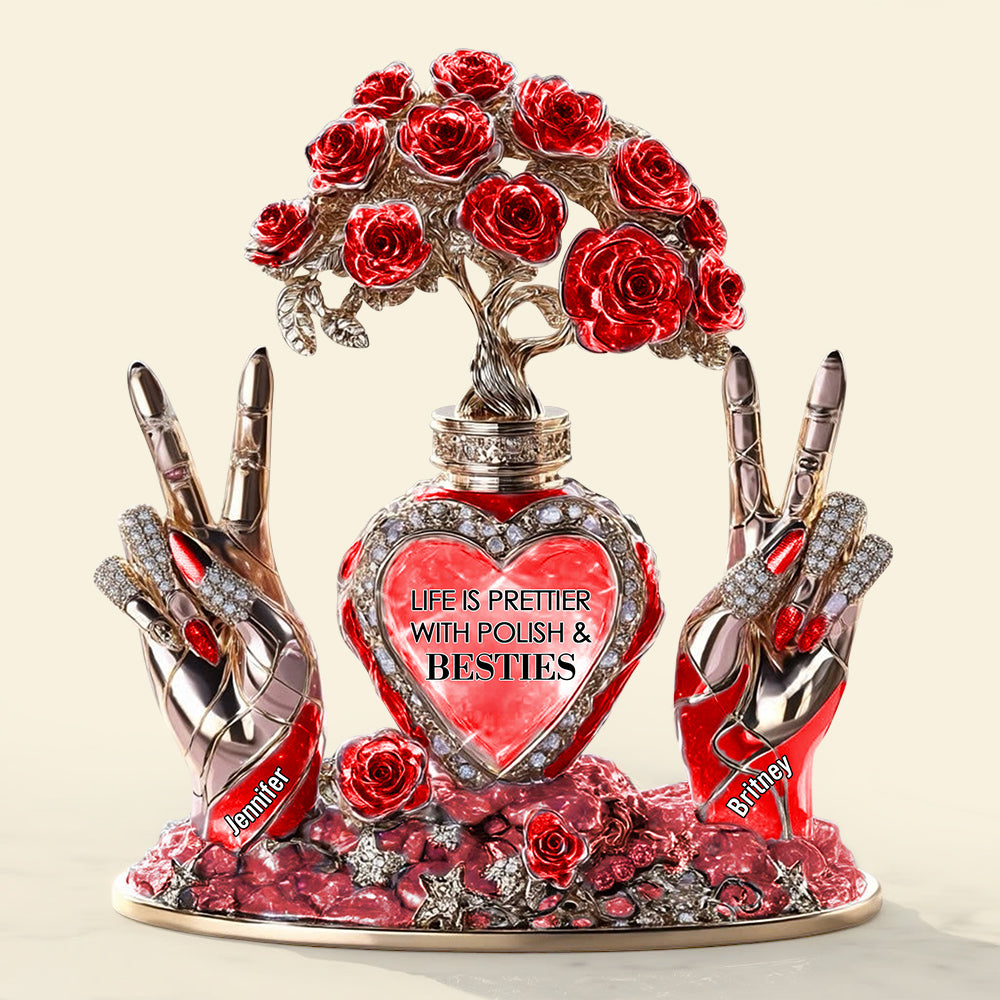 Nail Polish Acrylic Plaque Personalized Gifts For Besties 04TGDT310525-Homacus