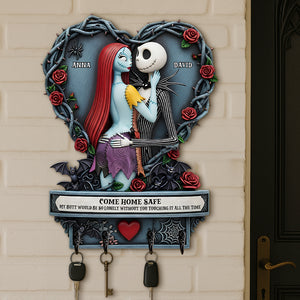 Naughty Spooky Couple Key Hanger Personalized Gift For Couple 01qhtn270525-Homacus