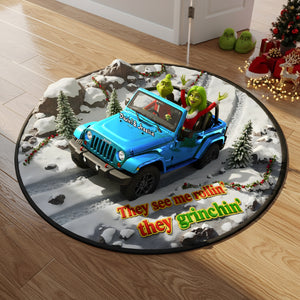 Off Road Car Lover Couple Custom Shape Doormat - Personalized Gifts For Couple Christmas Doormat 03KILU301025-Homacus