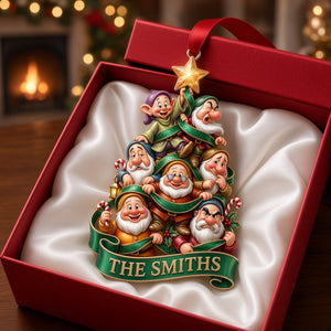 Seven Little Friends Christmas Ornament - Personalized Gifts For Family 01halu190826-Homacus