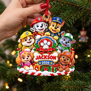 Holiday Rescue Squad Acrylic Ornament - Personalized Christmas Gifts 08tydh191026-Homacus
