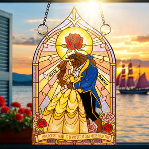 Sweet Couple Suncatcher Ornament – Personalized Gifts For Couple 06kiqn271125-Homacus