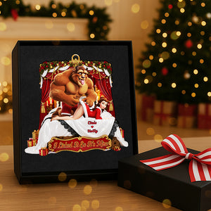 Personalized Gifts For Christmas, Naughty Couple Acrylic Ornament 01nata220925-Homacus